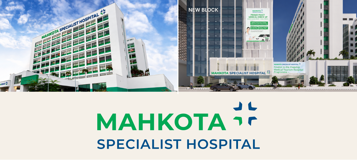 Mahkota Specialist Hospital: new logo featuring the HMI Spark